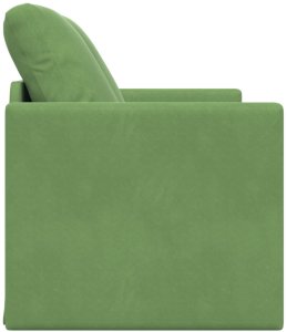 vidaXL Kanapa dwuosobowa Jasnozielona Tkanina, Drewno Kanapa 2-osobowa 7