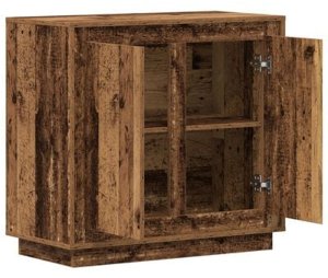 vidaXL Bufet Stare Drewno 80x34x75 cm Drewno inżynieryjne 7