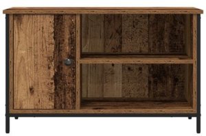 vidaXL Szafka RTV Stare Drewno 80x40x50 cm Z włókna drzewnego i stali 8