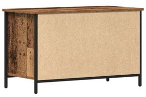 vidaXL Szafka RTV Stare Drewno 80x40x50 cm Z włókna drzewnego i stali 10