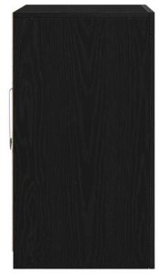 vidaXL Zestaw szafek bocznych z oświetleniem LED 2 szt. Czarny dąb 41x37x67 cm 9