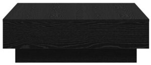 vidaXL Stolik Kawowy Czarny dąb Drewno kompozytowe 90 x 90 x 28 cm 8