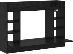 Biurko vidaXL Czarne 105 cm x 48 cm 2