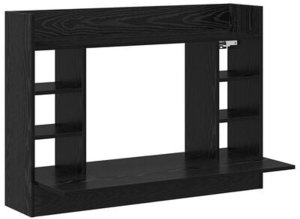 Biurko vidaXL Czarne 105 cm x 48 cm 3