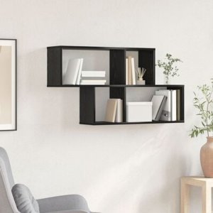 vidaXL Półka na ścianę Czarny Dąb 100x20x53 cm Drewno Inżynieryjne 4