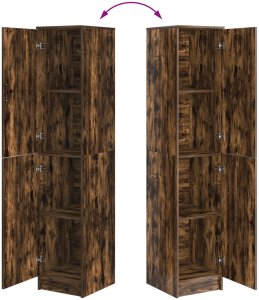 vidaXL Szafka bufetowa Wędzony dąb Materiał drewnopochodny Duża 8