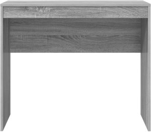 Biurko vidaXL Szare 90 cm x 40 cm 4