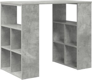 Biurko vidaXL Szare 90 cm x 50 cm 5