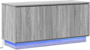 vidaXL Szafka RTV Szary Sonoma 100x38x49 cm Drewno inżynieryjne 2