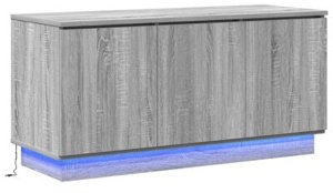 vidaXL Szafka RTV Szary Sonoma 100x38x49 cm Drewno inżynieryjne 3