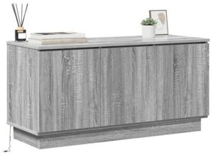 vidaXL Szafka RTV Szary Sonoma 100x38x49 cm Drewno inżynieryjne 5