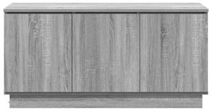 vidaXL Szafka RTV Szary Sonoma 100x38x49 cm Drewno inżynieryjne 8