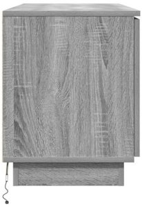 vidaXL Szafka RTV Szary Sonoma 100x38x49 cm Drewno inżynieryjne 9