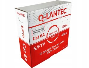 Kabel S/FTP kat.6A LSOH Dca 100m 4x2x23AWG (10Gb/s) Q-LANTEC - 10 lat gwarancji 1