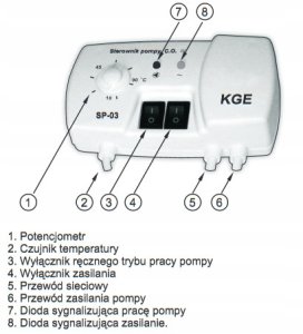 Diamond sterownik pompy C.O. 230V ST-01 3