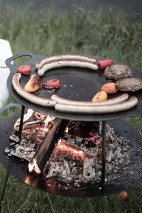 Palenisko ogrodowe BBQ Płyta grillowa oraz palenisko Petromax 38cm (FS38) 3