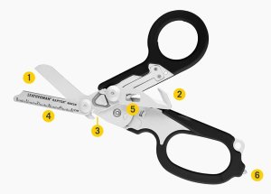 Multitool Leatherman Raptor Rescue Kabura BlackBl 6