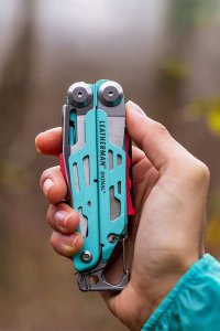 Multitool Leatherman Signal Etui Aqua Stainless 8