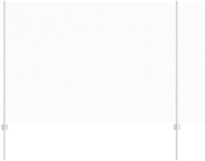 Słupki ogrodzeniowe 10 sztuk U-Channel 150 cm Stal ocynkowana, Ogrodzenie heksagonalne 1,5x10 m Stal ocynkowana 6