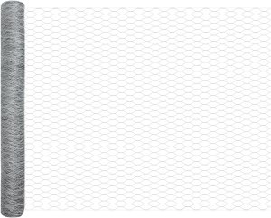 Słupki ogrodzeniowe 10 szt. U-Channel 120 cm ocynkowana stal, Sześciokątne ogrodzenie 1,2 x 10 m ocynkowana stal 6