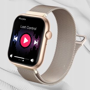 Smartwatch Zegarek Damski Menu PL Rozmowy Smart Watch Sport Puls 3 Paski 9