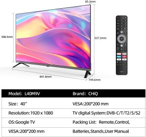 Telewizor CHiQ L40M9V LED 40'' Full HD Google TV 3