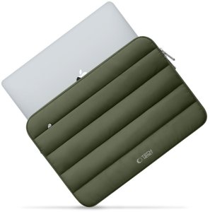 TECH-PROTECT FLUFFY LAPTOP 13-14 ARMY GREEN 6