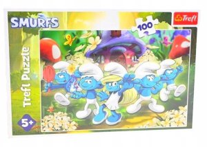 PUZZLE 100 Poznaj Smerfy /The Smurfs 16487 1