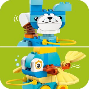 Duplo 3 w 1 Zwierzątka na kółkach (10448) 5