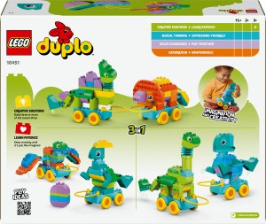 Duplo 3 w 1 Dinozaury na kółkach (10451) 9