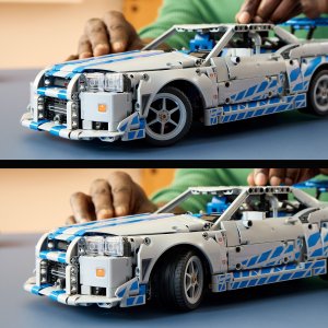 Technic Samochód Nissan Skyline GT-R (R34) z filmu Za szybcy, za wściekli (42210) 5