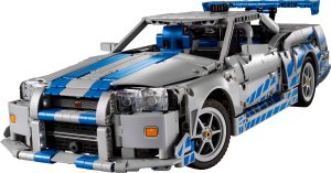 Technic Samochód Nissan Skyline GT-R (R34) z filmu Za szybcy, za wściekli (42210) 8