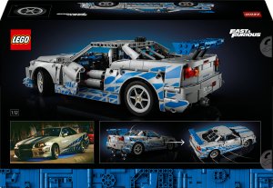 Technic Samochód Nissan Skyline GT-R (R34) z filmu Za szybcy, za wściekli (42210) 9