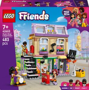 LEGO Friends Sklep muzyczny i mieszkanie (42653) 1