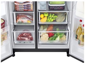 REFRIGERATOR SBS GSLV71MCTE LG 6