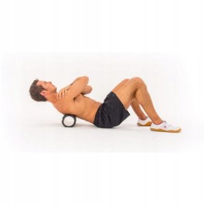 Roller do pilatesu 60x15 cm Gorilla Sports czarny 3