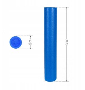 Roller do pilatesu 90x15 cm Gorilla Sports granatowy 5