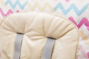 Krzesełko do karmienia zestaw 3w1 biało-różowe 2