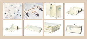 Dwustronna składana kolorowa edukacyjna piankowa mata dziecięca XXL 180x200 cm - słonik 5