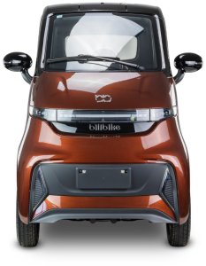 Czterokołowiec lekki, skuter elektryczny zabudowany z dachem MICRO CAR BILI BIKE SIGMA 4 LIT LiFePO4 brązowy jasne wnętrze 3