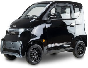 Czterokołowiec lekki, skuter elektryczny zabudowany z dachem MICRO CAR BILI BIKE SIGMA 4 LIT LiFePO4 czarny ciemne wnętrze 1