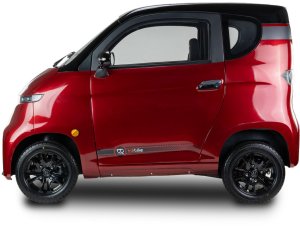 Czterokołowiec lekki, skuter elektryczny zabudowany z dachem MICRO CAR BILI BIKE SIGMA 4 LIT LiFePO4 czerwony jasne wnętrze 5