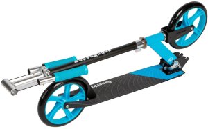 Duża składana hulajnoga 85,5 - 95,5 cm Bauerkraft niebieska 12