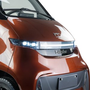 Czterokołowiec lekki, skuter elektryczny zabudowany z dachem MICRO CAR BILI BIKE SIGMA 4 LIT LiFePO4 brązowy ciemne wnętrze 7