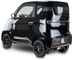 Czterokołowiec lekki, skuter elektryczny zabudowany z dachem MICRO CAR BILI BIKE SIGMA 4 LIT LiFePO4 czarny jasne wnętrze 6