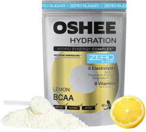 OSHEE Hydration Zero Sugar proszek Lemon BCAA 630 g 1