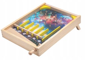 Drewniana zabawka gra dla dzieci pinball 1