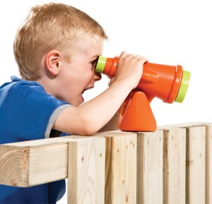 Lornetka na place zabaw pomarańczowa - zabawka edukacyjna 3