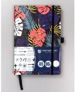 Notes w formacie A5 Peterson PTN NOT-6-LN wzór 1 3