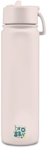 Brosky Basic Stalowa butelka na wodę w kolorze różowym 680ml 1